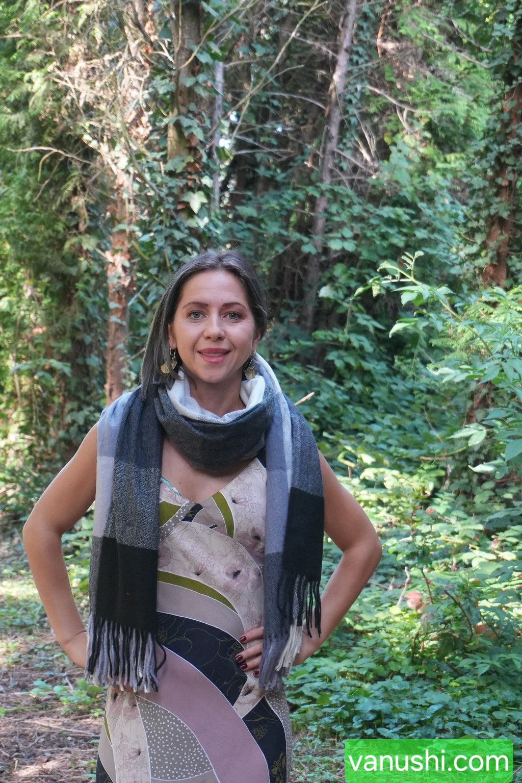 Kaschmir Damenschal – Mittellange, doppelseitige Kaschmir, Hochwertig