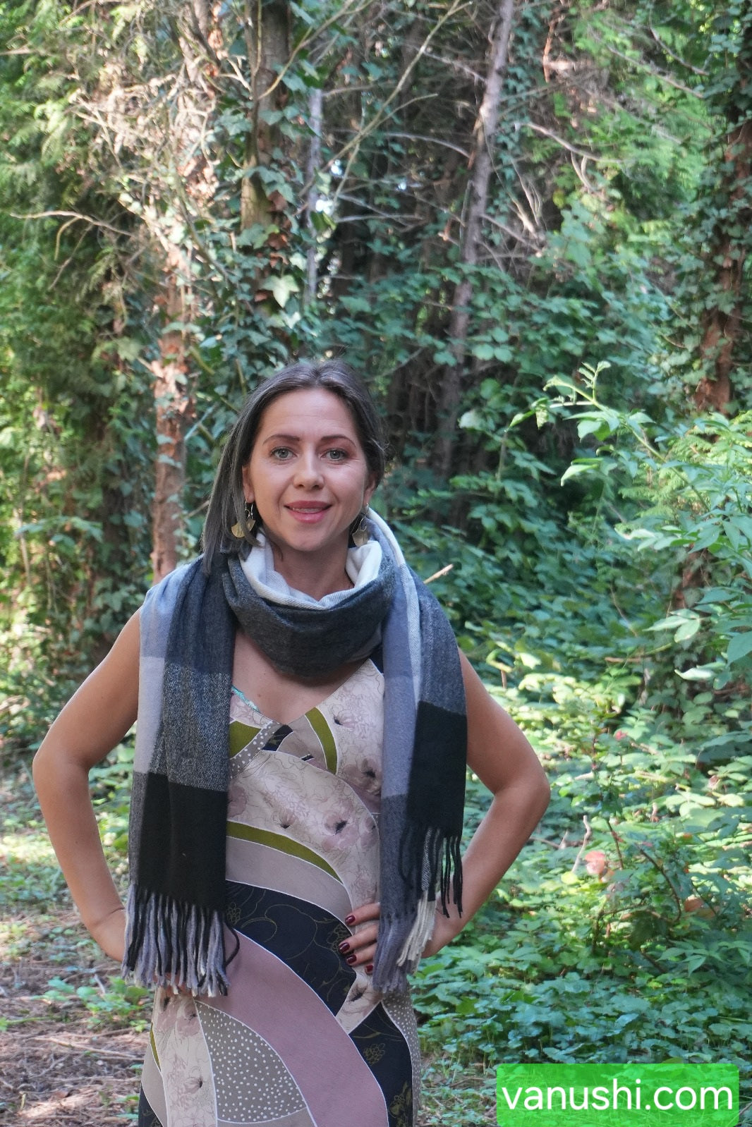 Kaschmir Damenschal – Mittellange, doppelseitige Kaschmir, Hochwertig