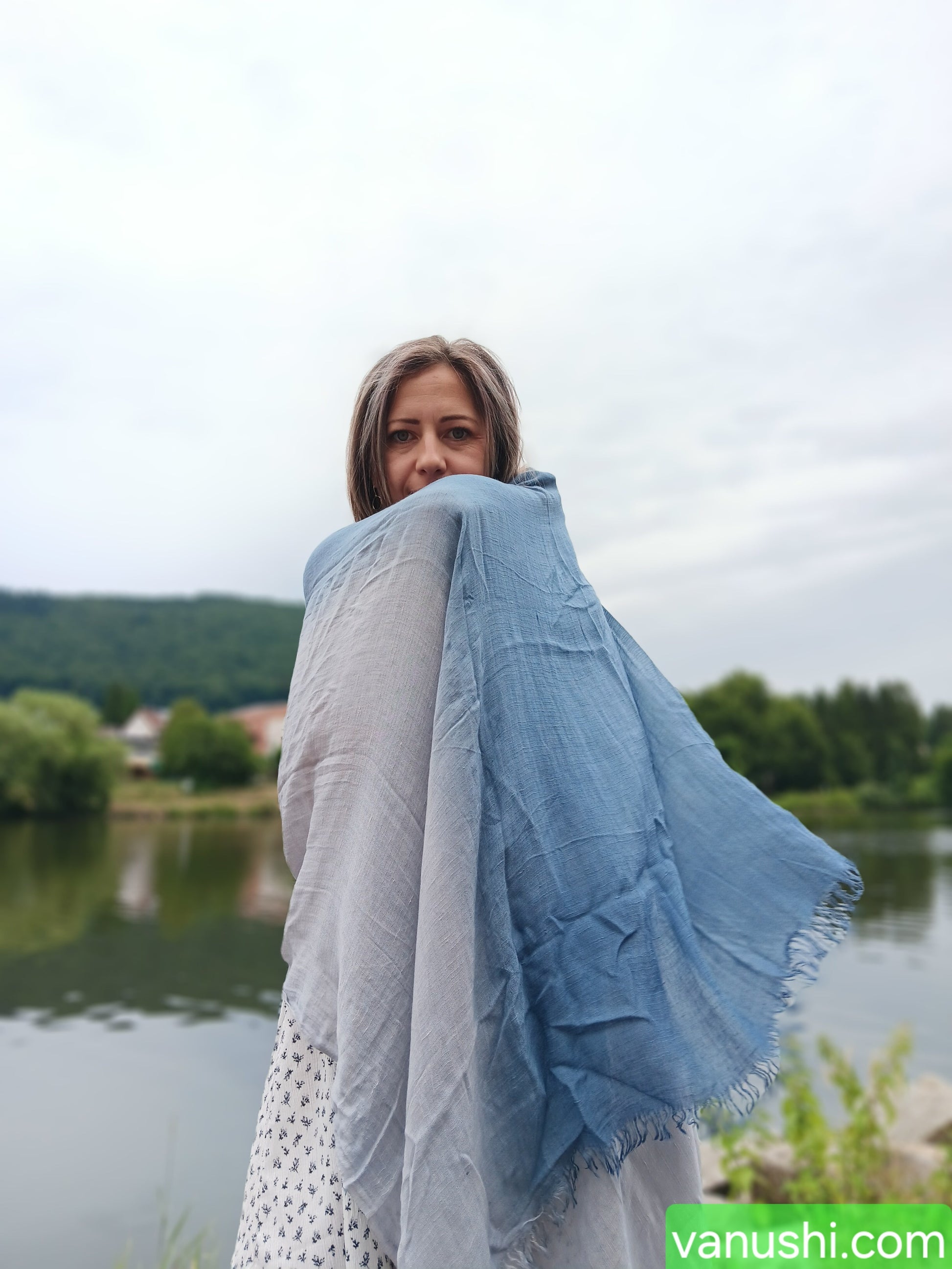 Damenschal aus Baumwolle und Leinen – Leicht, Natürlich & Stilvoll