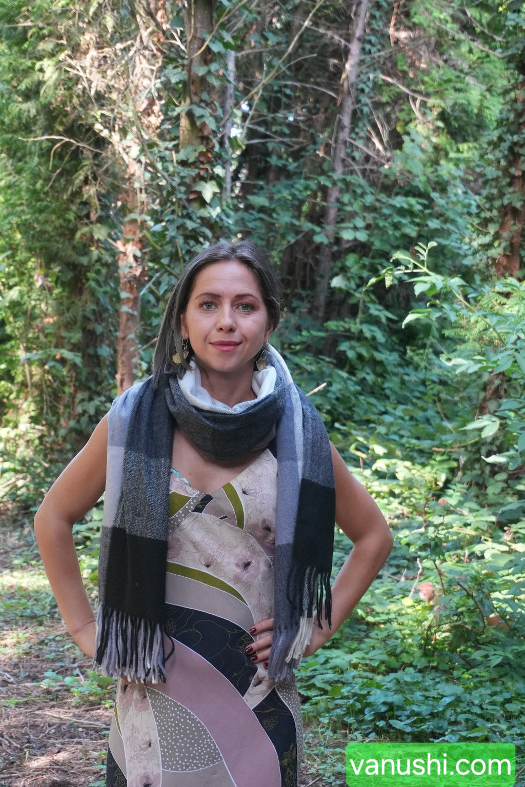 Kaschmir Damenschal – Mittellange, doppelseitige Kaschmir, Hochwertig