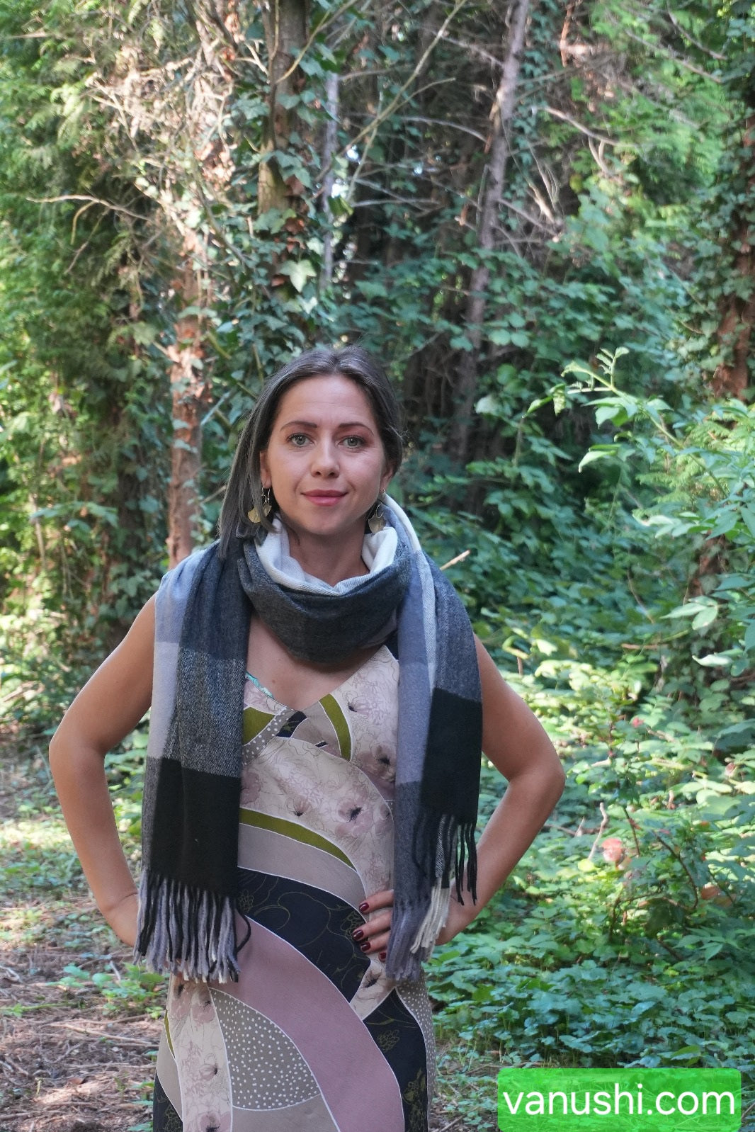 Kaschmir Damenschal – Mittellange, doppelseitige Kaschmir, Hochwertig