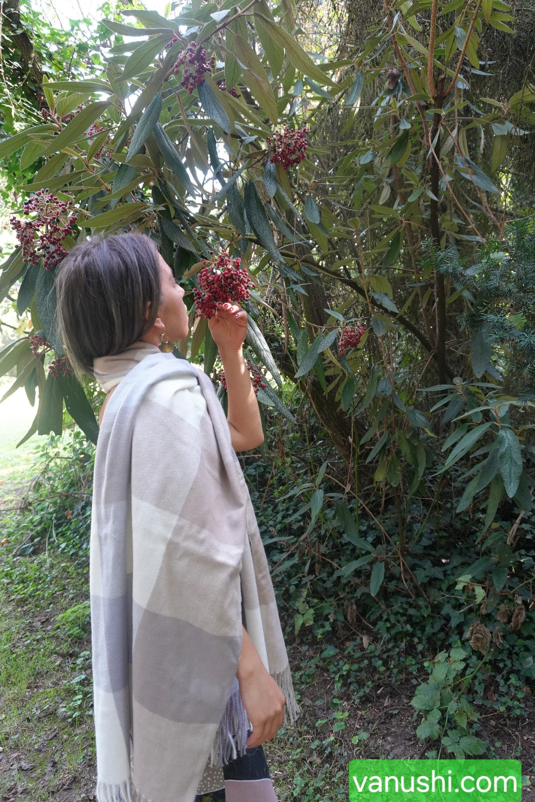 Kaschmir Damenschal – Mittellange, doppelseitige Kaschmir, Hochwertig