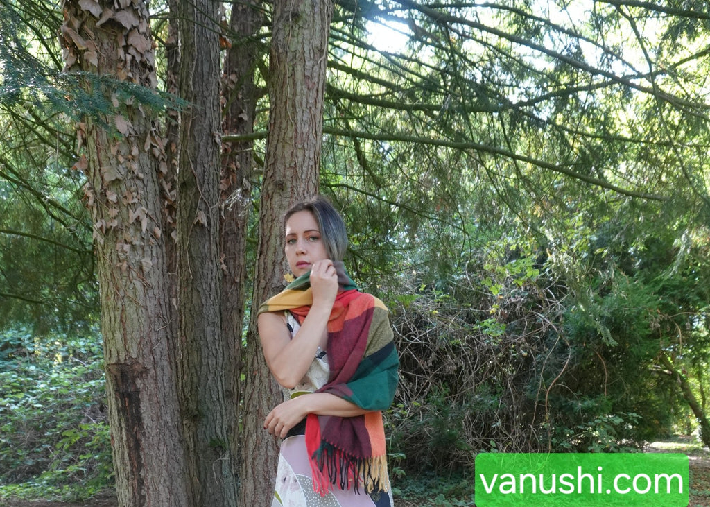 Plaid Damenschal aus Wolle – Weich, Warm & Stilvoll für Herbst und Winter